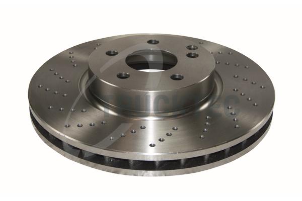 TRUCKTEC AUTOMOTIVE Bremseskive 0235469 foraksel perforeret 322mm 32mm for MERCEDES-BENZ