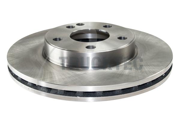 TRUCKTEC AUTOMOTIVE Bremseskive 0235438 foraksel ventileret 280mm 25mm for MERCEDES-BENZ