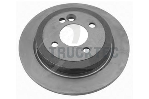 TRUCKTEC AUTOMOTIVE Bremseskive 0834116 bagaksel fuld 259mm 10mm for BMW ROVER