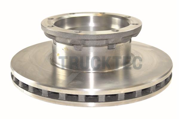 TRUCKTEC AUTOMOTIVE 0135237 bagaksel indvendig ventileret 335mm 34mm for MERCEDES-BENZ