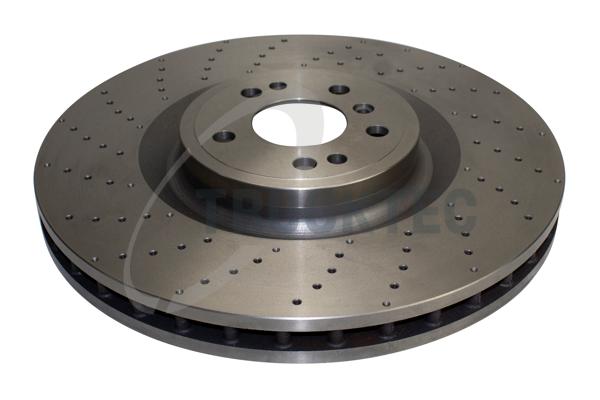 TRUCKTEC AUTOMOTIVE Bremseskive 0235557 foraksel perforeret 375mm 36mm for MERCEDES-BENZ