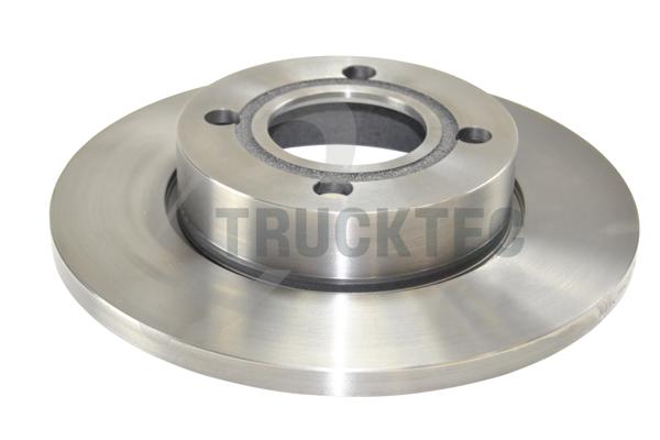 TRUCKTEC AUTOMOTIVE Bremseskive 0735027 foraksel fuld 256mm 13mm for VAG