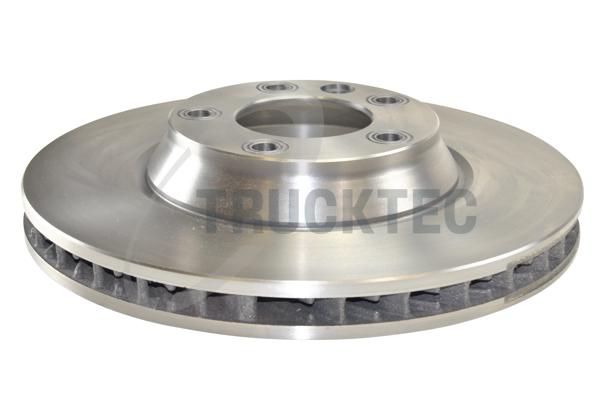 TRUCKTEC AUTOMOTIVE Bremseskive 0735193 højre foraksel ventileret 350mm 34mm for AUDI PORSCHE