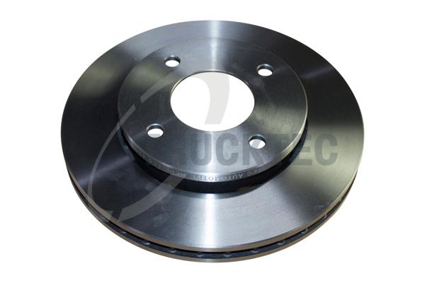 TRUCKTEC AUTOMOTIVE Bremseskive 0235252 foraksel ventileret 256mm 25mm for SMART MERCEDES-BENZ