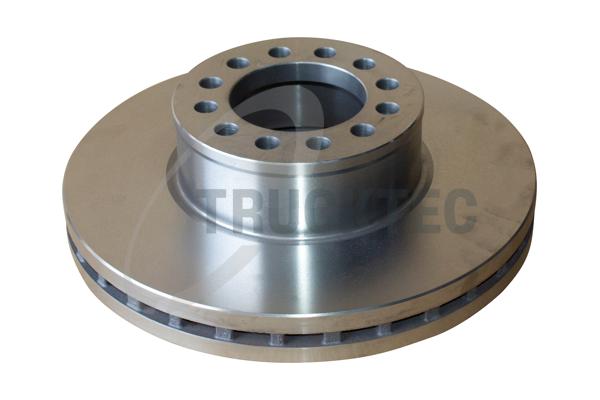 TRUCKTEC AUTOMOTIVE 0535078 foraksel indvendig ventileret 377mm 45mm for MAN