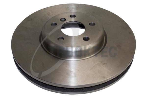 TRUCKTEC AUTOMOTIVE Bremseskive 0835242 venstre foraksel indvendig ventileret 348mm 36mm for BMW