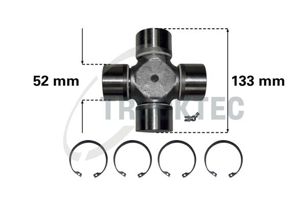 TRUCKTEC AUTOMOTIVE 0134011 for VOLVO FIAT MERCEDES-BENZ DAF MAN RENAULT TRUCKS