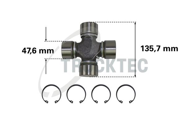 TRUCKTEC AUTOMOTIVE 0534008 for DAF IVECO MAN RENAULT TRUCKS