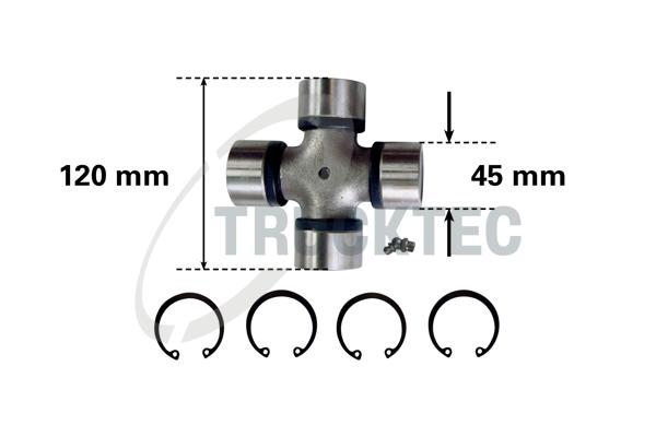 TRUCKTEC AUTOMOTIVE 0134012 for MERCEDES-BENZ
