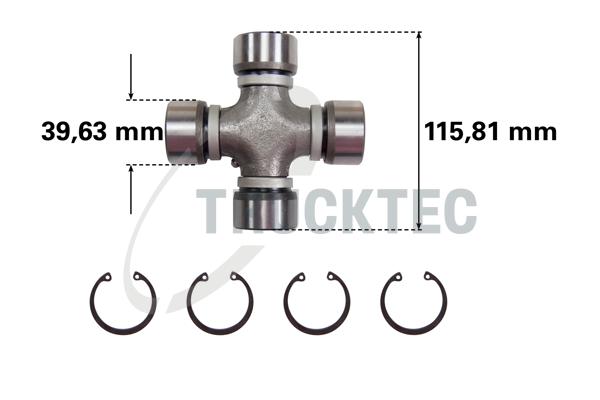 TRUCKTEC AUTOMOTIVE 0334013 for VOLVO IVECO RENAULT TRUCKS