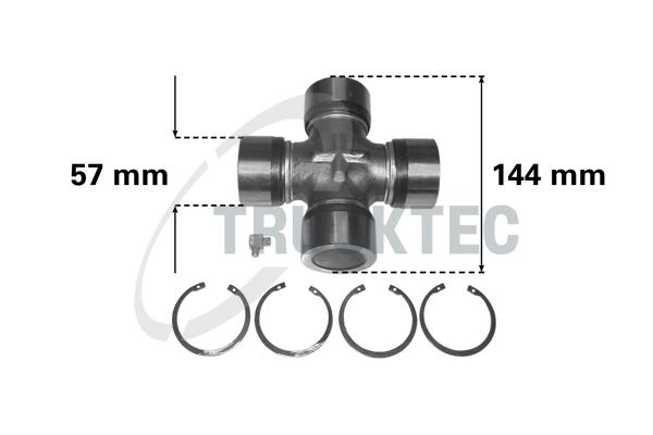 TRUCKTEC AUTOMOTIVE 0534001 for VOLVO DAF FIAT MAN RENAULT TRUCKS