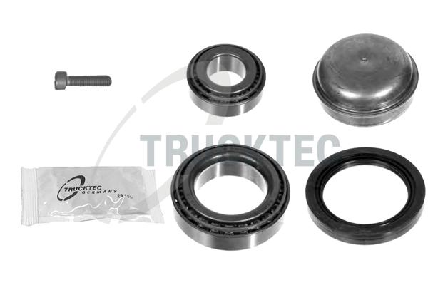 TRUCKTEC AUTOMOTIVE Hjullejesæt 0231076 Foraksel begge sider for MERCEDES-BENZ