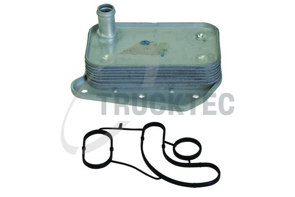 TRUCKTEC AUTOMOTIVE Oliekøler, motorolie 0218050 for CHRYSLER DODGE MERCEDES-BENZ JEEP