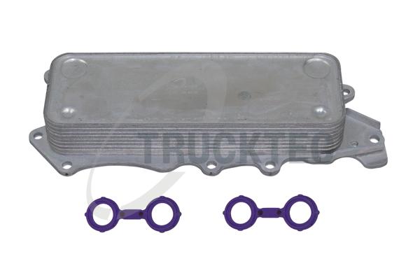 TRUCKTEC AUTOMOTIVE Oliekøler, motorolie 0218101 for MERCEDES-BENZ