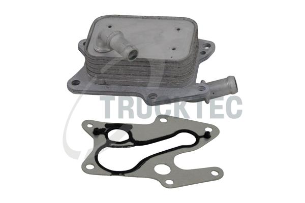 TRUCKTEC AUTOMOTIVE Oliekøler, motorolie 0218152 for MERCEDES-BENZ