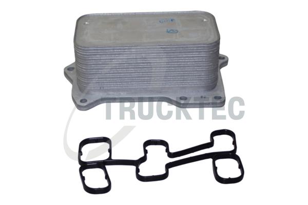 TRUCKTEC AUTOMOTIVE Oliekøler, motorolie 0218018 for MERCEDES-BENZ