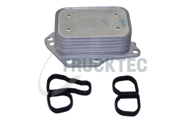TRUCKTEC AUTOMOTIVE Oliekøler, motorolie 0218112 for MERCEDES-BENZ