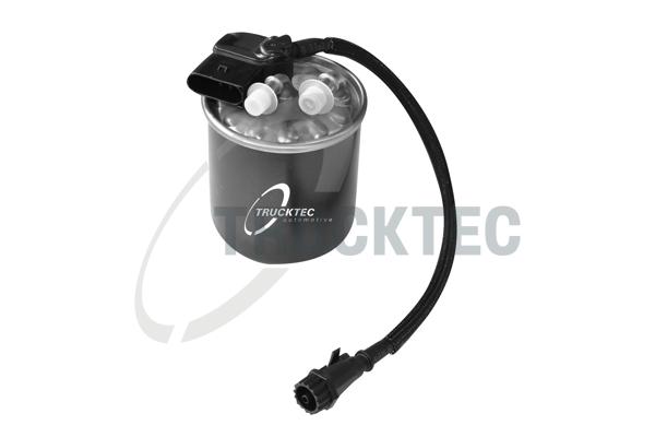 TRUCKTEC AUTOMOTIVE Brændstof-filter 0214105 med vandaftapningsskrue for MERCEDES-BENZ