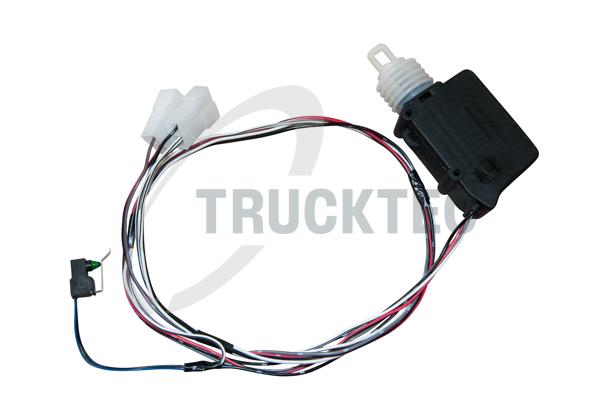 TRUCKTEC AUTOMOTIVE Servomotor, centrallåsesystem 02.53.259 Køretøjets bagklap for MERCEDES-BENZ VAG