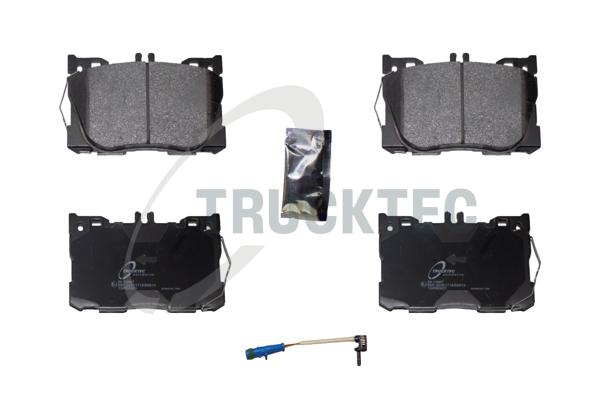 TRUCKTEC AUTOMOTIVE Bremseklodser 0235662 foraksel for MERCEDES-BENZ