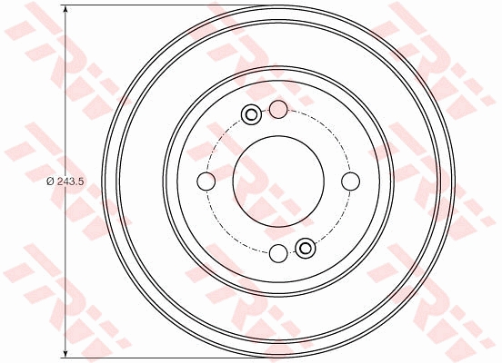 TRW Bremsetromle db4401 for HYUNDAI