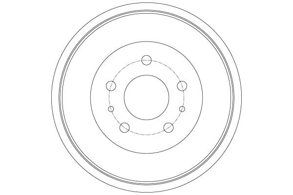 TRW Bremsetromle db4427 for FORD