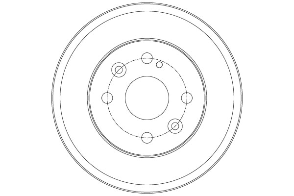 TRW Bremsetromle db4429 for MAZDA