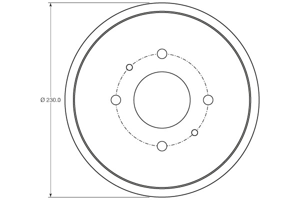TRW Bremsetromle db4443 for MITSUBISHI SMART