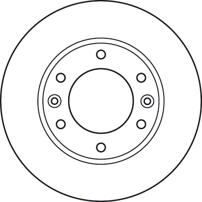 TRW Bremseskive df4924s 300mm 28mm for KIA