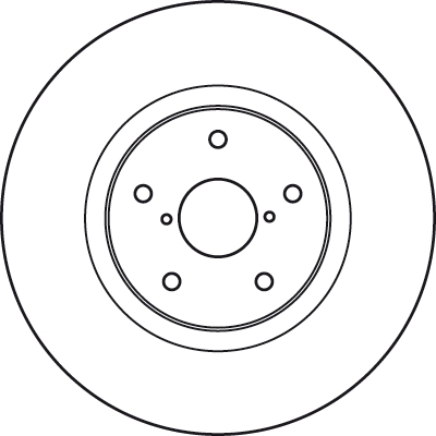 TRW Bremseskive df4930s 316mm 30mm for SUBARU