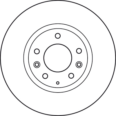 TRW Bremseskive df4974s 299mm 25mm for MAZDA MAZDA (CHANGAN) FAW