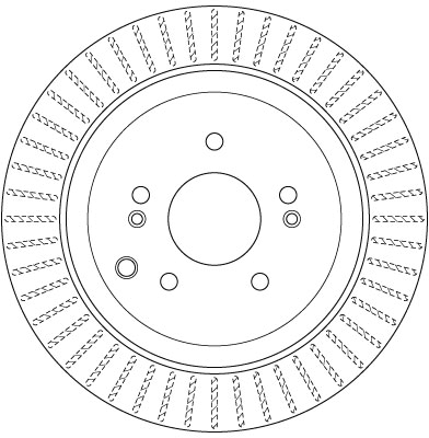 TRW Bremseskive df6330 324mm 18mm for HYUNDAI