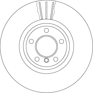TRW Bremseskive df6615s Todelt bremseskive 348mm 30mm for BMW BMW (BRILLIANCE)