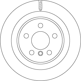 TRW Bremseskive df6755 300mm 20mm for MINI