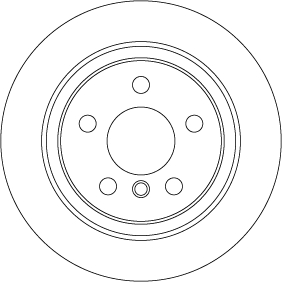 TRW Bremseskive df6756 280mm 10mm for MINI BMW