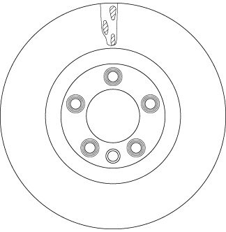 TRW Bremseskive df6772s 368mm 36mm for PORSCHE VW