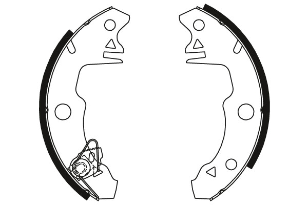 TRW Bremsebakkesæt gs8319 for TALBOT CITROËN RENAULT