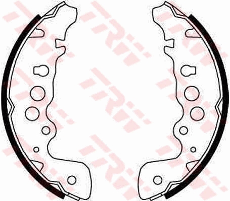 TRW Bremsebakkesæt gs8670 for MAZDA SUZUKI