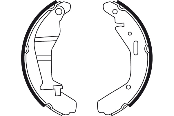 TRW Bremsebakkesæt gs8724 for OPEL VAUXHALL SUZUKI