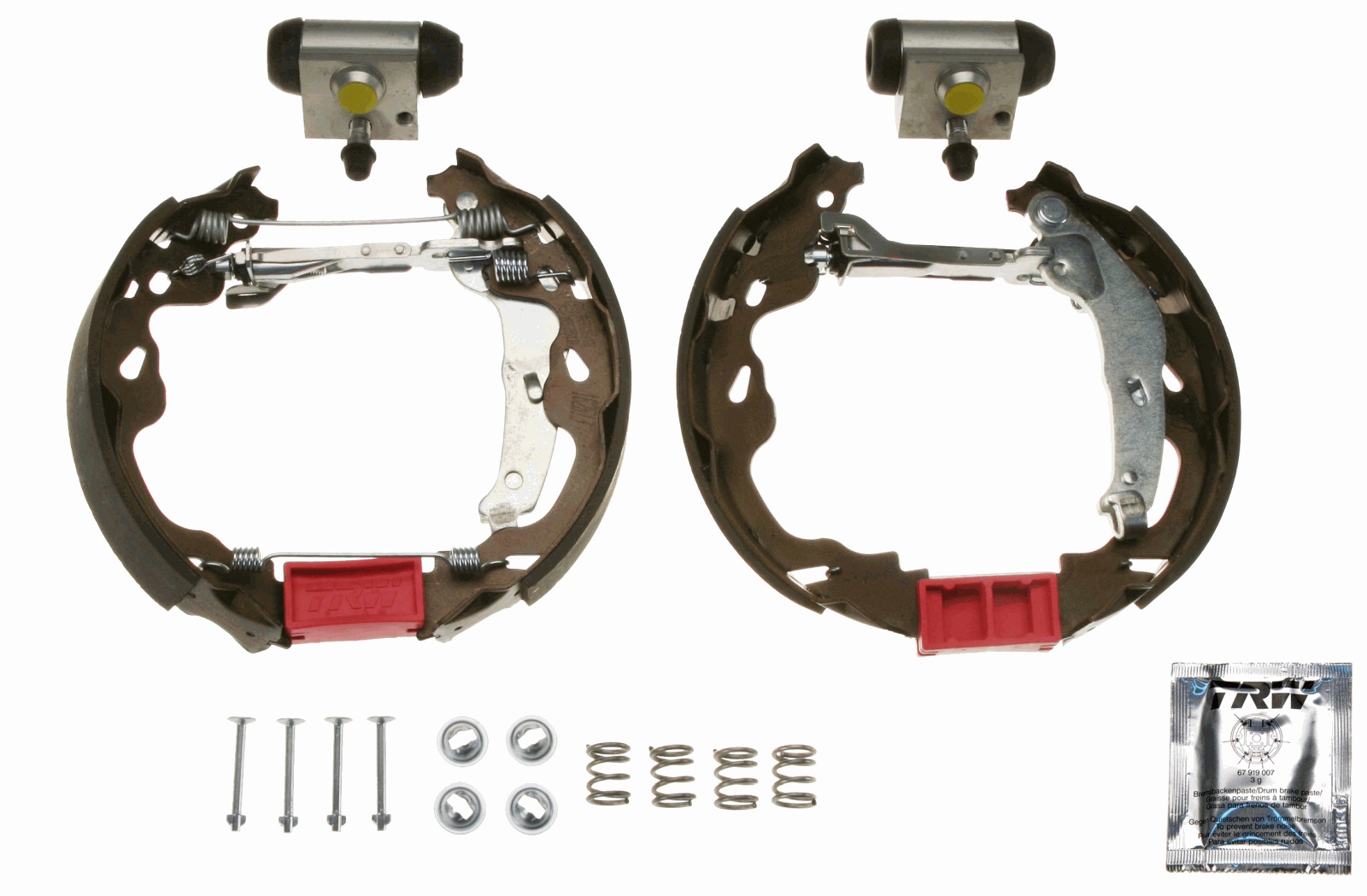 TRW Bremsebakkesæt gsk1152 for PEUGEOT CITROËN