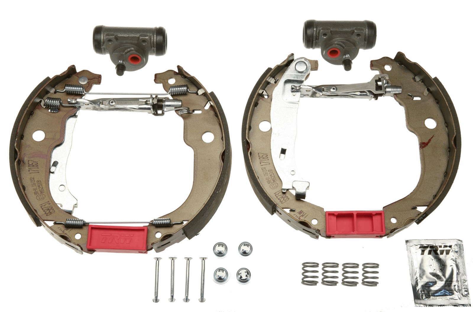 TRW Bremsebakkesæt gsk1263 for PEUGEOT