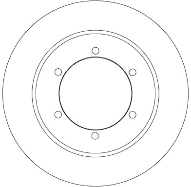TRW Bremseskive df6790 280mm 16mm for NISSAN