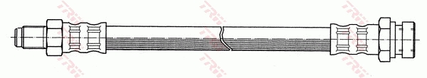 TRW Bremseslange phb165 for MITSUBISHI