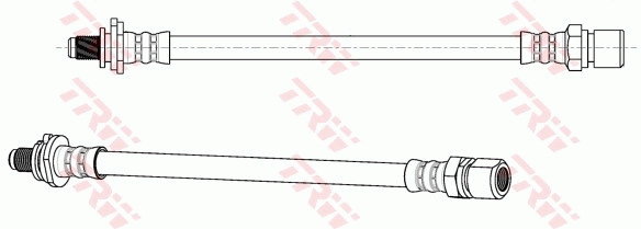 TRW Bremseslange phb342 for OPEL VAUXHALL SAAB