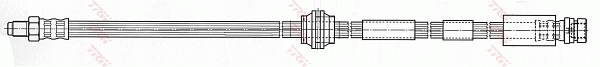 TRW Bremseslange phb434 for FORD