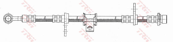 TRW Bremseslange phd101 for HONDA ROVER