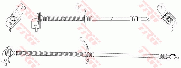 TRW Bremseslange phd1058 for HYUNDAI KIA