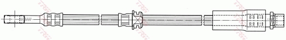 TRW Bremseslange phd673 for VAUXHALL
