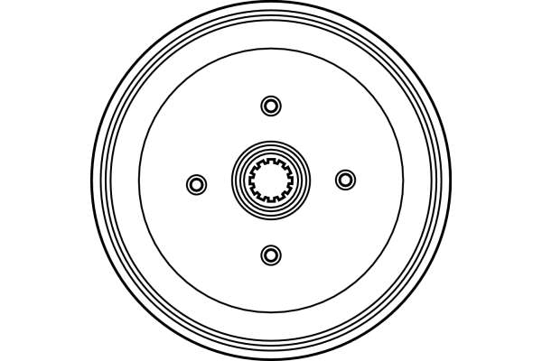 TRW Bremsetromle db4037 for PORSCHE