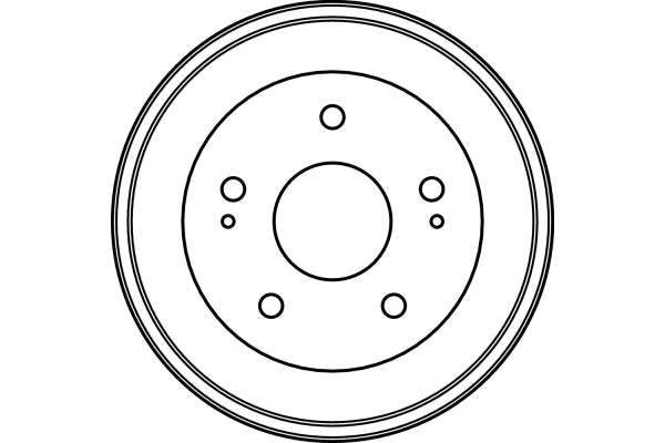 TRW Bremsetromle db4250 for HONDA